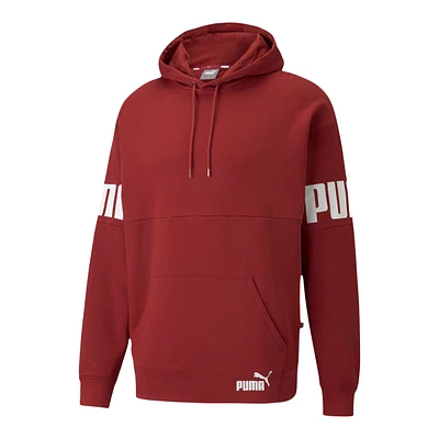 PUMA Men's Power Colorblock Hoodie, Pullover, Drawstring