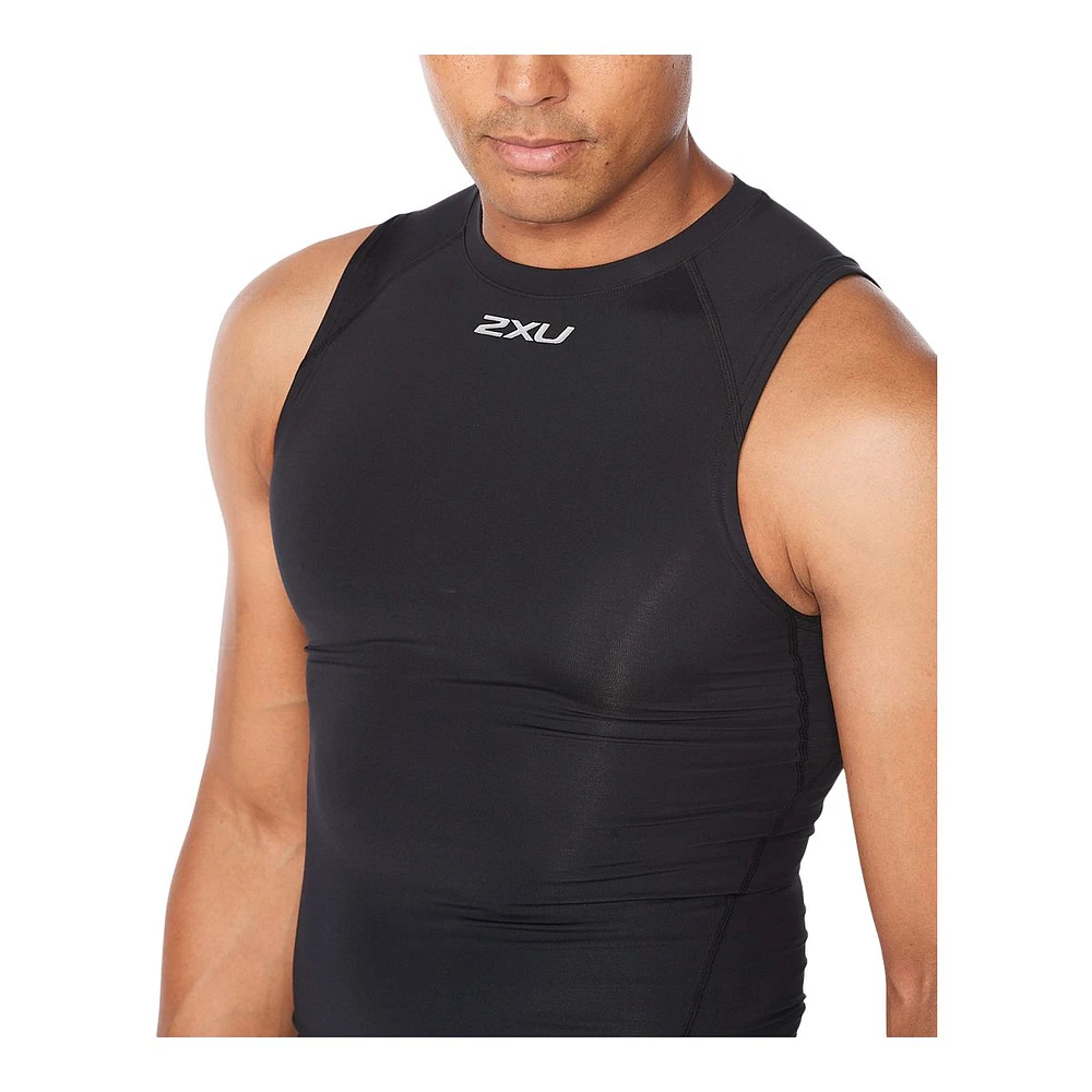 2XU Men's Core Compression Tank Top, Sleeveless