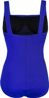 Speedo Women's Shirred Tank One Piece Swimsuit