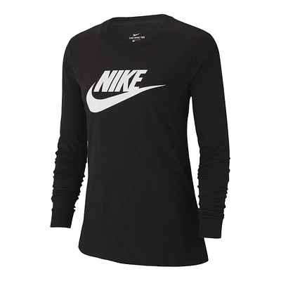 Nike Sportswear Women's Essentials Futura Icon Long Sleeve T Shirt