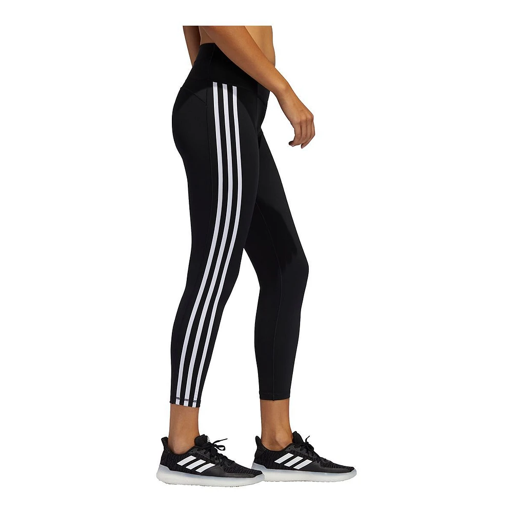 adidas Women's Believe This 3-Stripe 7/8 Tights