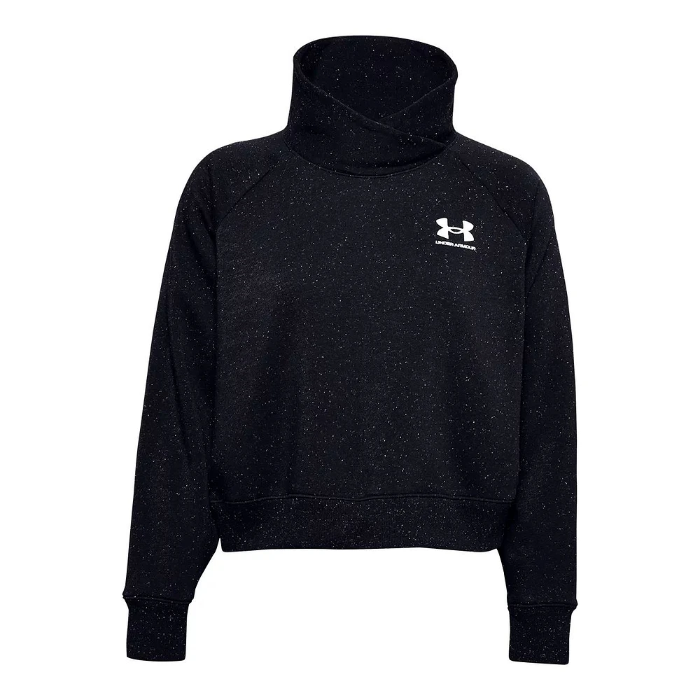 Under Armour Women's Rival Funnel Neck Fleece Pullover