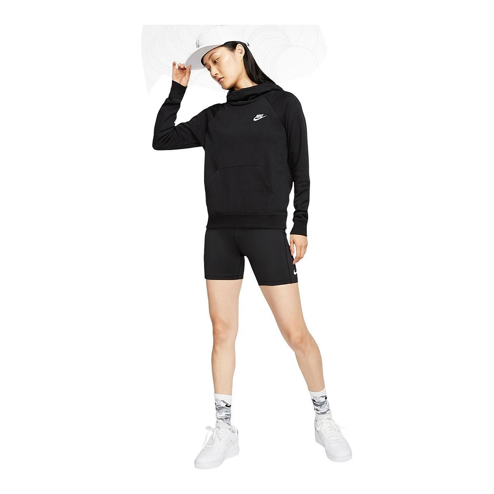 Nike Women's Essential Funnel-Neck Pullover Hoodie, Fleece, Kangaroo Pocket