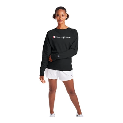 Champion Sportswear Women's Powerblend Graphic Crewneck Fleece Boyfriend Sweatshirt