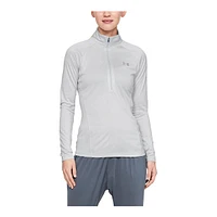 Under Armour Women's Tech Twist Long Sleeve Half Zip Training Shirt, Quick Dry