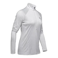 Under Armour Women's Tech Twist Long Sleeve Half Zip Training Shirt, Quick Dry