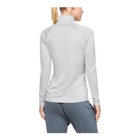 Under Armour Women's Tech Twist Long Sleeve Half Zip Training Shirt, Quick Dry