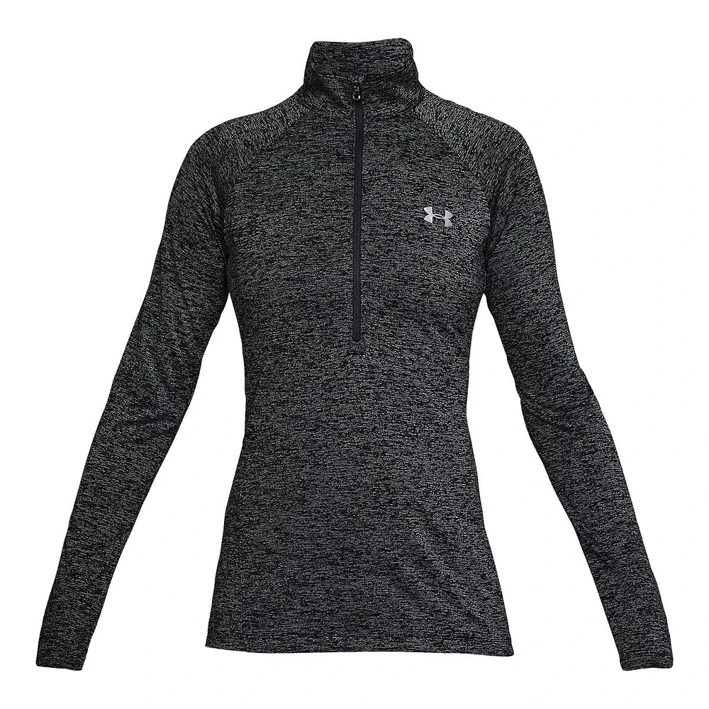 Under Armour Women's Tech Twist Long Sleeve Half Zip Training Shirt, Quick Dry