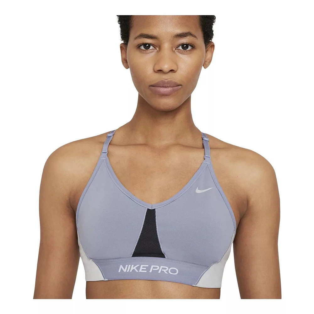 Nike Women's Pro Luxe Indy Sports Bra, Low Impact