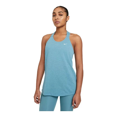 Nike Women's Elastika Essential Tank Top, Standard Fit, Sleeveless, Dri-FIT, Sports