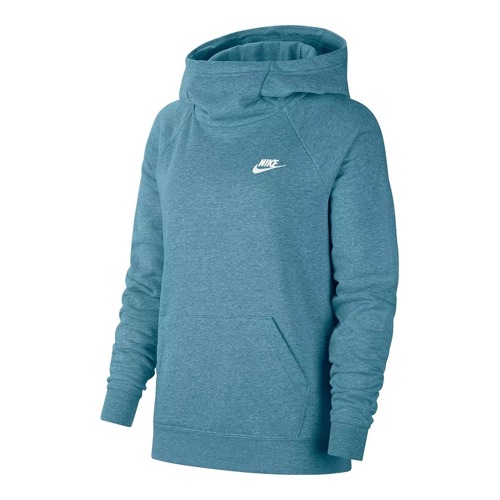 Nike Women's Essential Funnel-Neck Pullover Hoodie, Fleece, Kangaroo Pocket