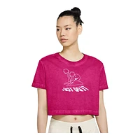 Nike Sportswear Women's Spring Break Cotton Crop T Shirt, Relaxed Fit