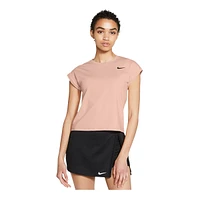 Nike Women's Victory Tennis T Shirt, Slim Fit, Dri-FIT