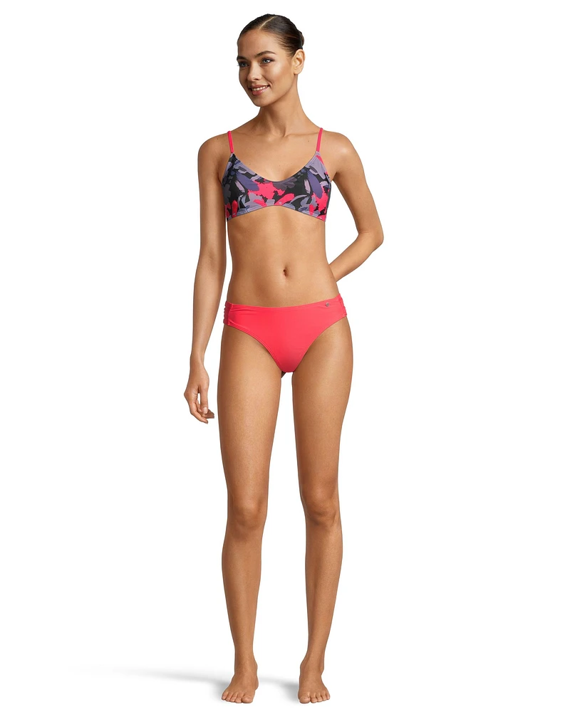 Ripzone Women's Sulma Ruched Bikini Bottom