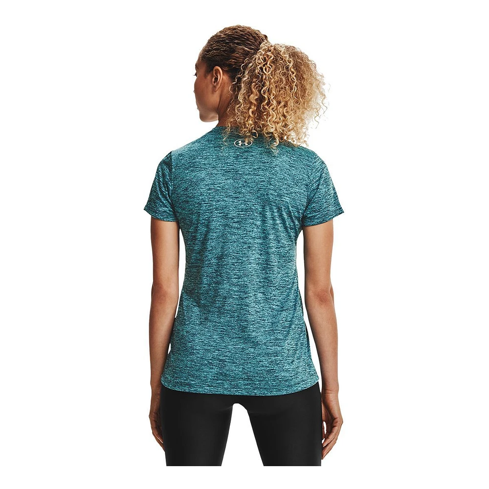 Under Armour Women's Tech Twist V-Neck T Shirt