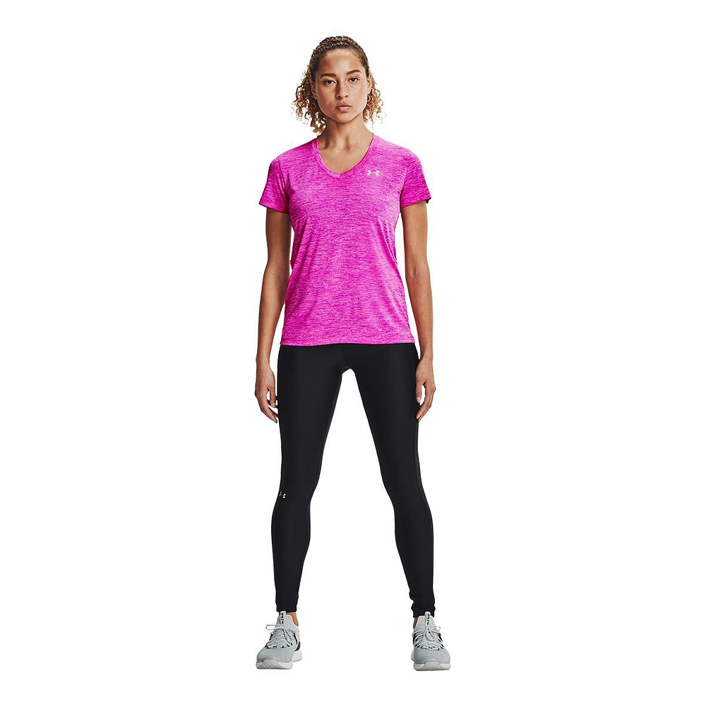 Under Armour Women's Tech Twist V-Neck T Shirt