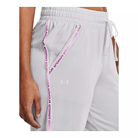 Under Armour Women's Rival Terry Taped Pants, Casual, Lounge, Stretch,