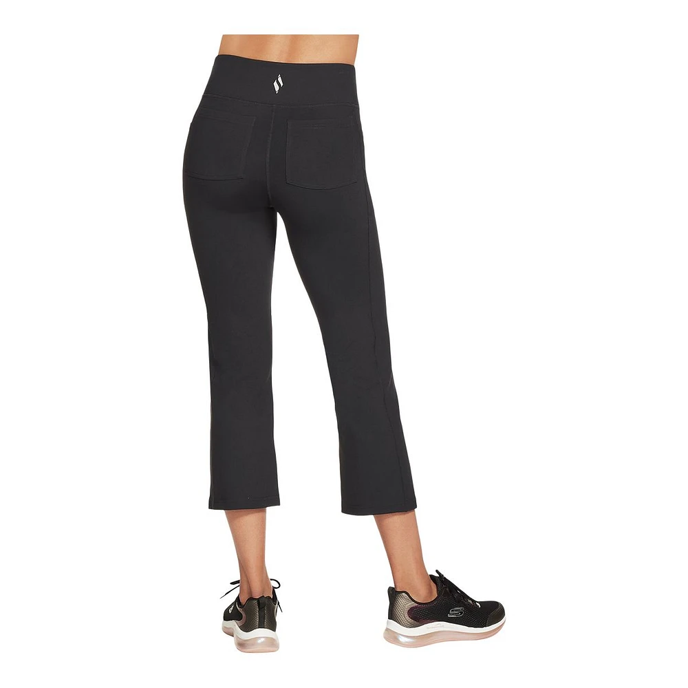 Skechers Women's GOflex™ Walk Lite Crop Pants, Training, High Rise, Stretch