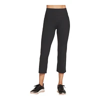 Skechers Women's GOflex™ Walk Lite Crop Pants, Training, High Rise, Stretch