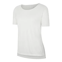 Nike Women's Yoga Layer T Shirt, Relaxed Fit