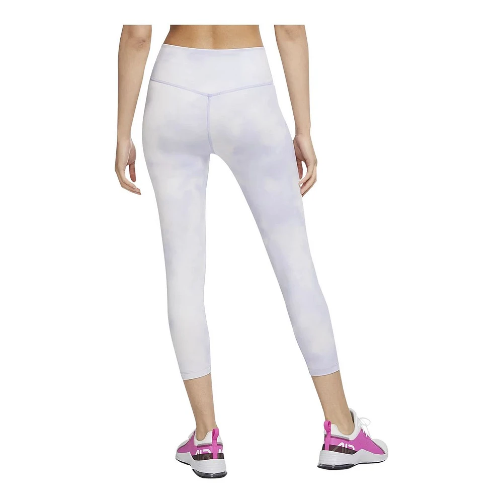 Nike Women's Plus One 2.0 Icon Clash Sky Dye Crop Tights