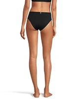 Hurley Women's Solid Full Coverage Swimsuit Bikini Bottom, Beach