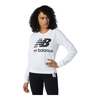 New Balance Women's Essentials Crewneck French Terry Sweatshirt, Relaxed Fit