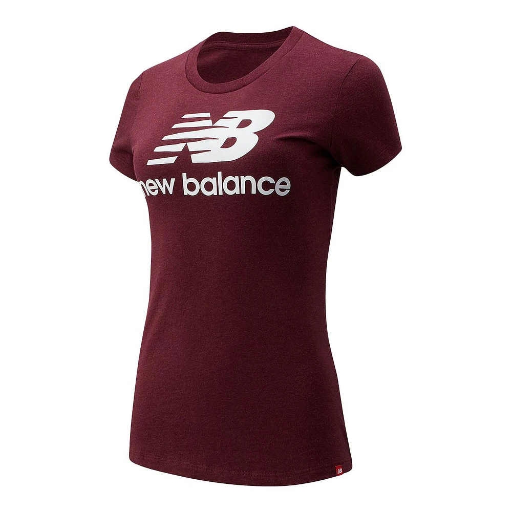 New Balance Women's Essentials Stacked Logo T Shirt