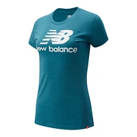 New Balance Women's Essentials Stacked Logo T Shirt