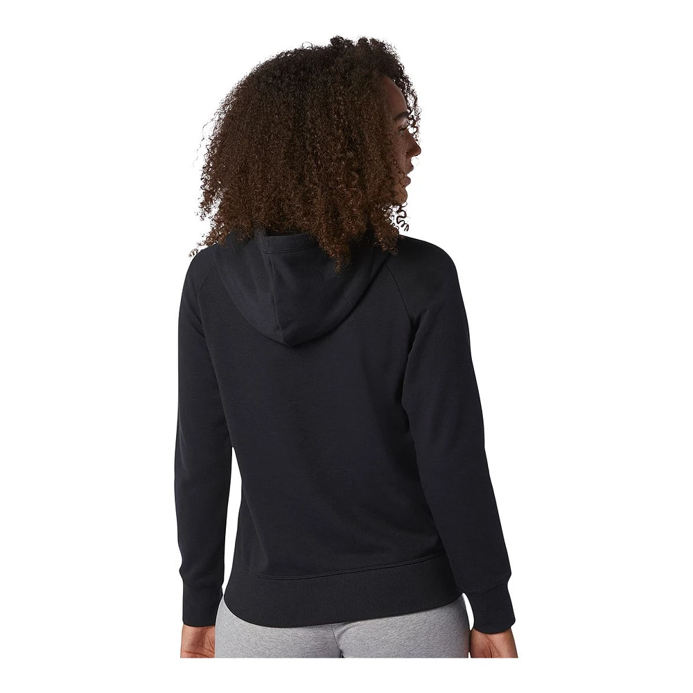 New Balance Women's Essentials Pullover Sweatshirt Hoodie, French Terry Fleece