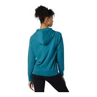 New Balance Women's Essentials Pullover Sweatshirt Hoodie, French Terry Fleece