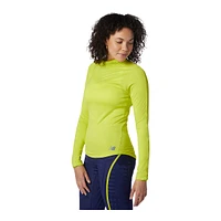 New Balance Women's Run Q Speed Long Sleeve Mock Neck Running Shirt