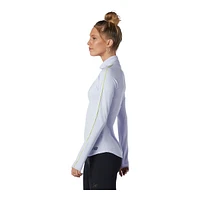 New Balance Women's Run Q Speed Long Sleeve Mock Neck Running Shirt