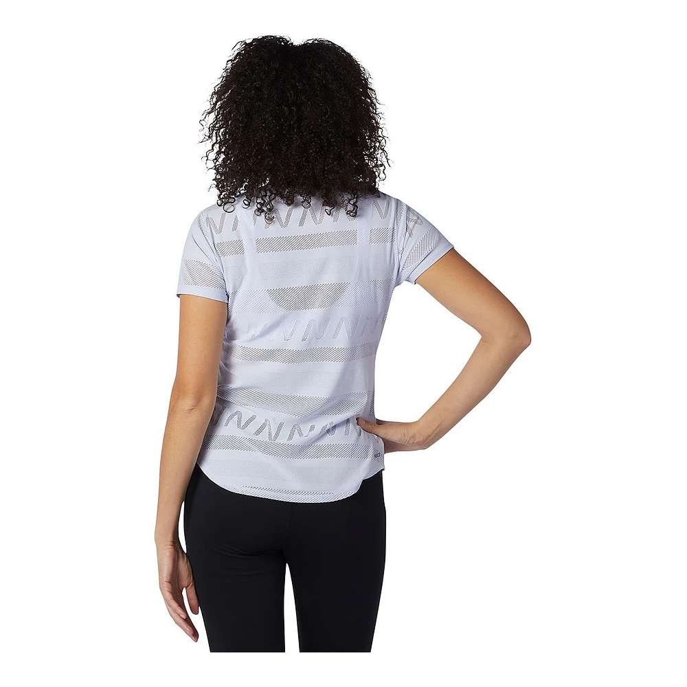 New Balance Women's Run Q Speed Jacquard T Shirt