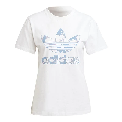 adidas Originals Women's Floral Trefoil T Shirt