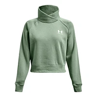 Under Armour Women's Rival Funnel Neck Fleece Pullover