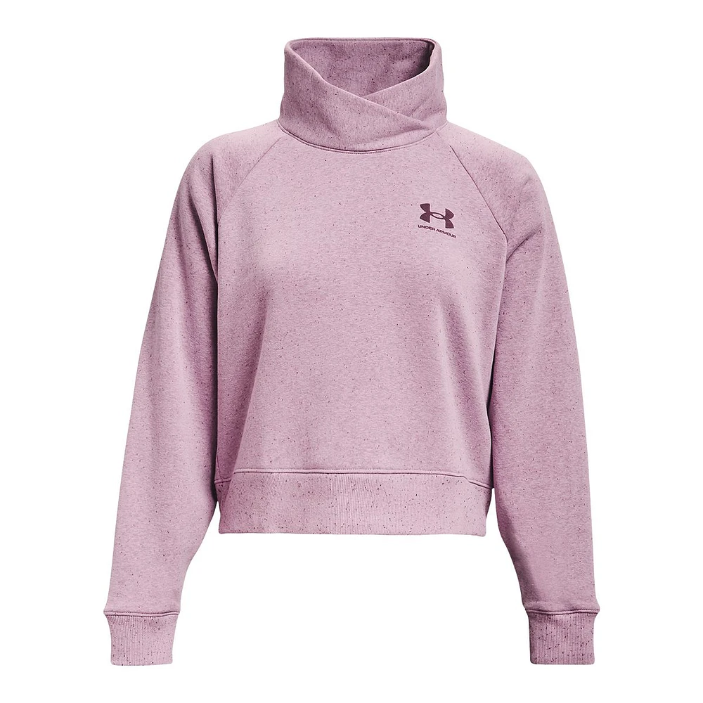 Under Armour Women's Rival Funnel Neck Fleece Pullover