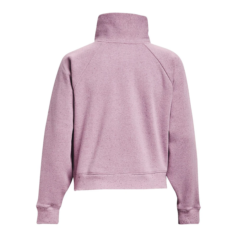 Under Armour Women's Rival Funnel Neck Fleece Pullover