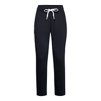 Under Armour Women's Rival Fleece Relaxed Joggers, Sweatpants, Casual, Training, Loose Fit