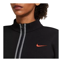 Nike Women's Plus Icon Clash 1/2 Zip Long Sleeve Top