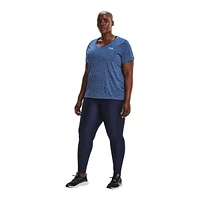 Under Armour Women's Plus Tech Twist V-Neck T Shirt