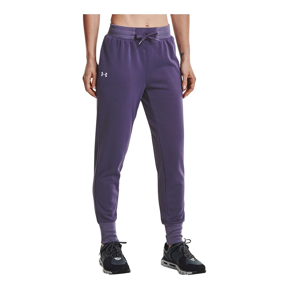 Under Armour Women's Fleece Jogger Pants, Training, Loose Fit