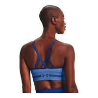 Under Armour Women's Training Seamless Low Long Heather Sports Bra