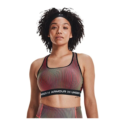 Under Armour Women's HeatGear® Sports Bra, Medium Impact, Padded