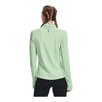 Under Armour Women's Run Ignight Long Sleeve Funnel Neck Running Shirt