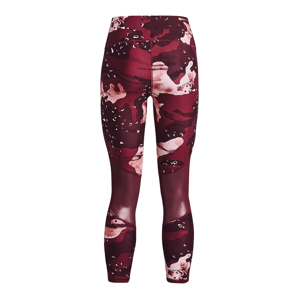 Under Armour Women's Project Rock Printed 7/8 Tights