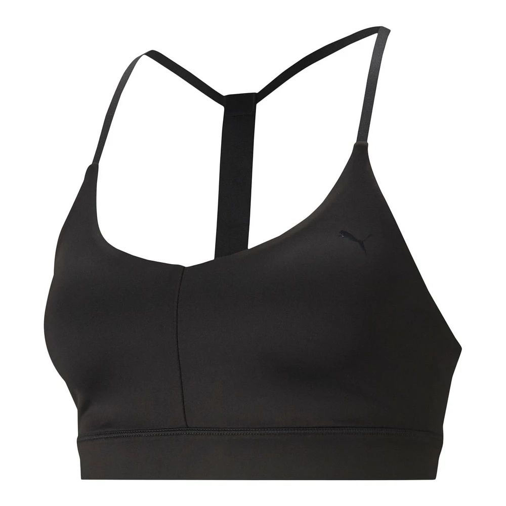 PUMA Women's Studio Sports Bra, Low Impact, Lightly Lined