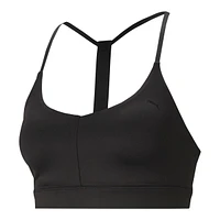 PUMA Women's Studio Sports Bra, Low Impact, Lightly Lined