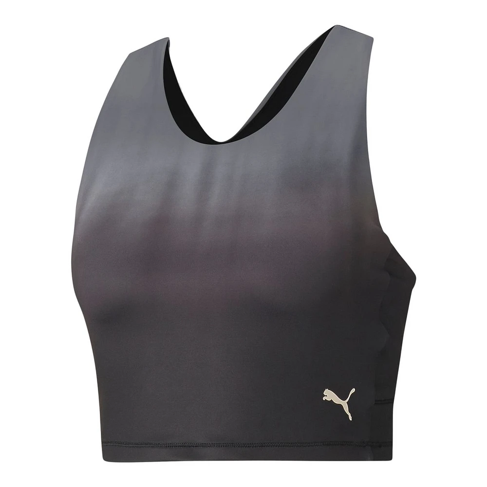 PUMA Women's Studio Ombre Racerback Crop Top