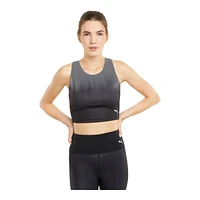 PUMA Women's Studio Ombre Racerback Crop Top